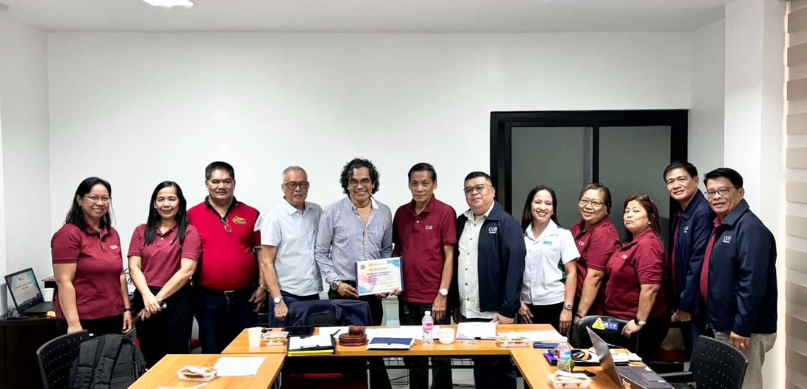 BUPCC officers with the Board of Directors and Leadership and Operations Team of the Cooperative Union of Batangas at the membership presentation, 16 September 2026